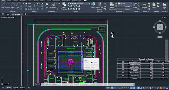do a complete architectural and structural design using cad
