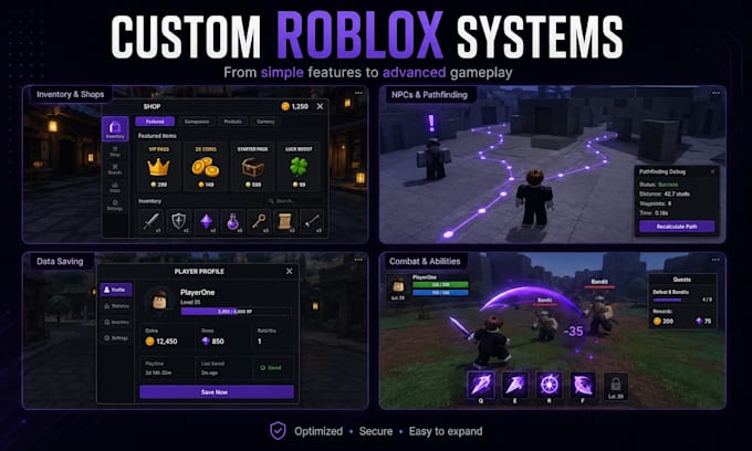 script professional roblox systems and gameplay in luau