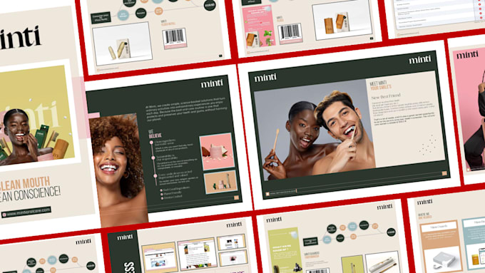 design, redesign pitch deck, powerpoint presentation, google slides and canva