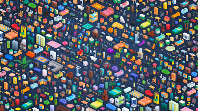 create custom 3d models props and stylized assets