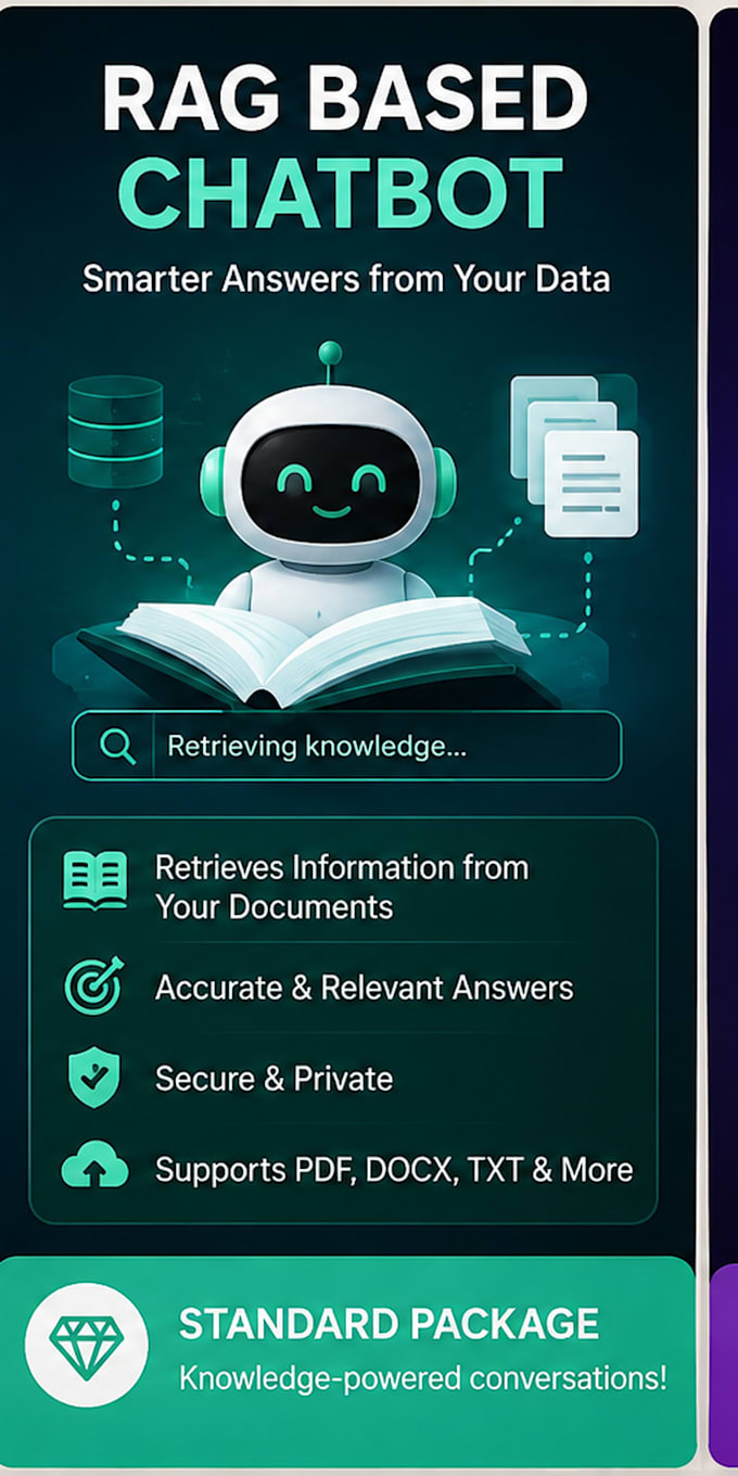 develop ai chatbot, rag application and ai agent