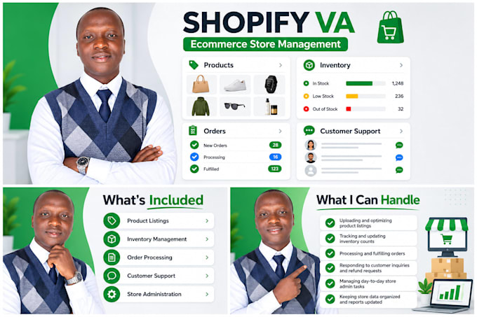 be your shopify VA for ecommerce store operations