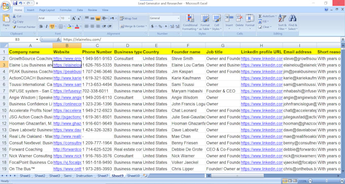 create a verified b2b prospect, email list, targeted lead generation