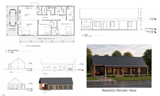 design 2d floor plans, 3d house plans, render, redraw layout