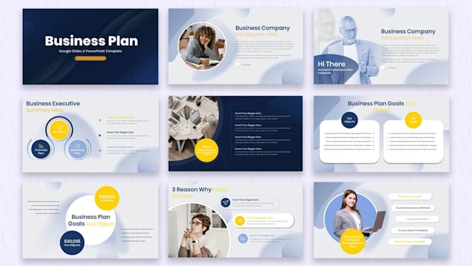design business plan presentation with canva and powerpoint