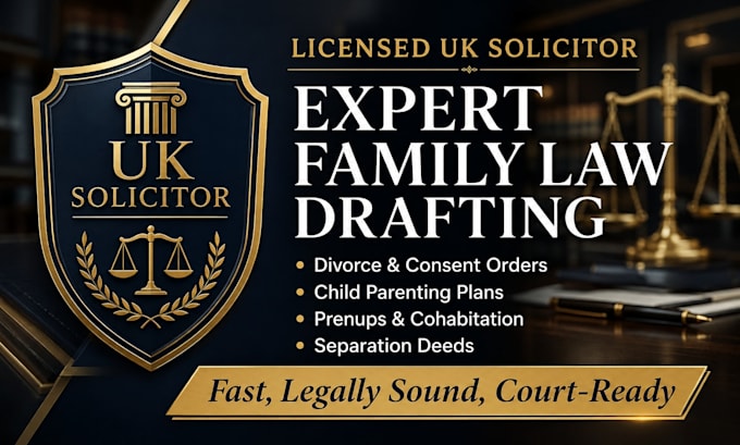 draft child arrangement parenting plan PR agreement child custody professionally