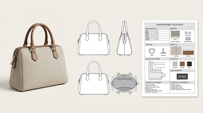 create bag tech pack, handbag, backpack, leather handbag and bag design