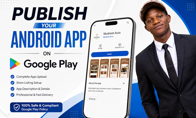 setup google play console and publish your android app on play console