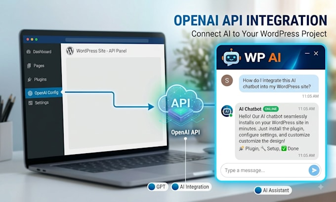 add ai chatbot to your wordpress website