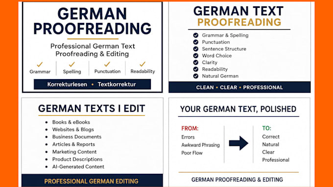 professionally proofread edit your german text for grammar and clarity