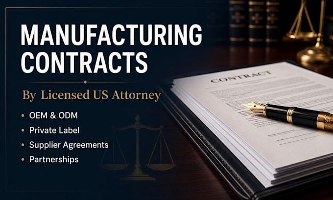 draft oem contract odm manufacturing agreements supplier contract professionally