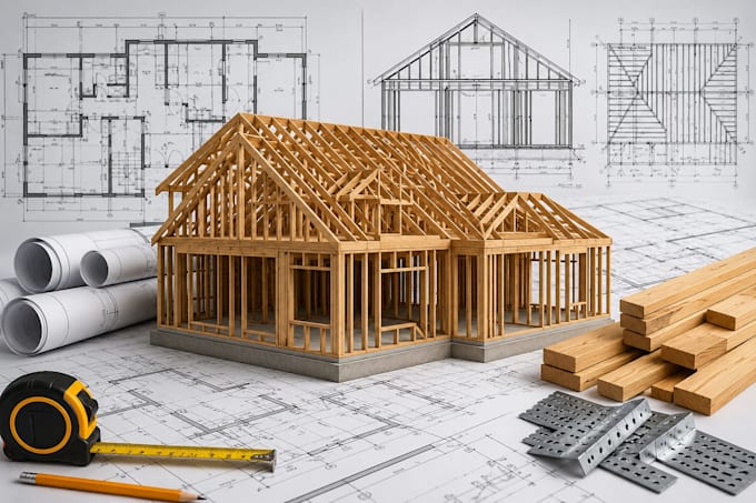 create professional wood framing plans and structural drawings