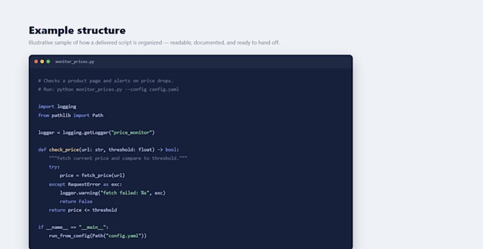 build a custom python automation script for your workflow