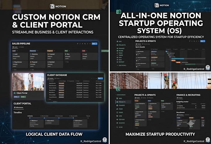 design a custom notion workspace and templates