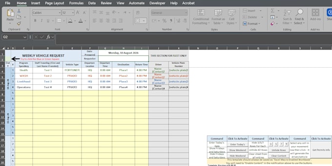 create excel spreadsheets, vba macros, and automation