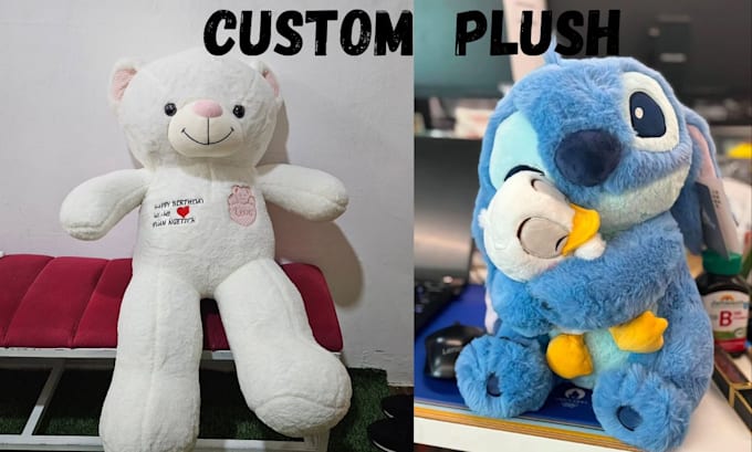 design custom plushie sheet stuffed animal character or ych concept