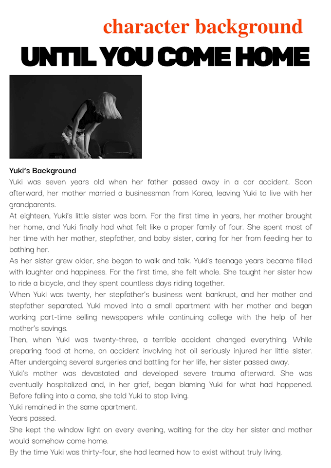 write deep character backstories and psychological profiles