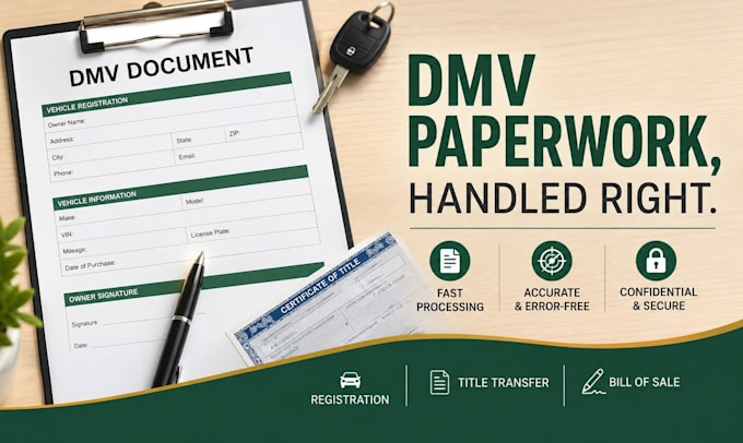 do dvm lost title, duplicate title, and duplicate registration