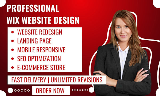 wix website design wix website redesign wix landing page