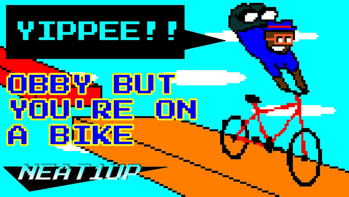 make 8 bit pixel art posters and thumbnails