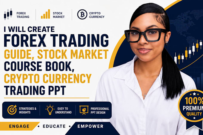 write forex trading ebook stock market crypto course content creation writing