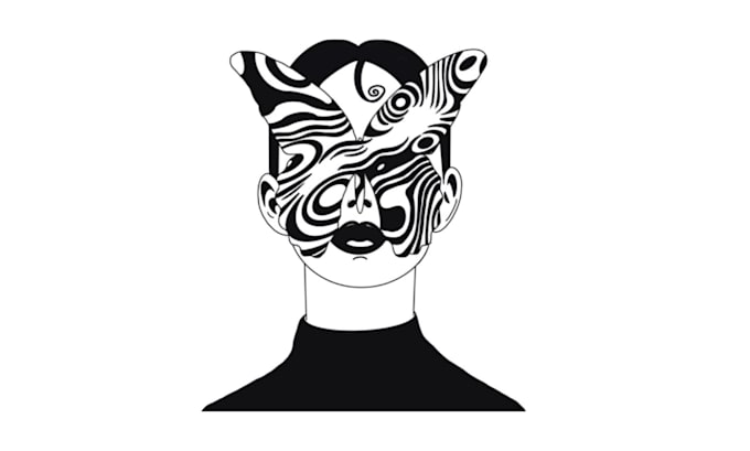 create a custom blackwork tattoo design for you