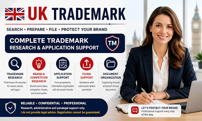 search, prepare and file your UK trademark application