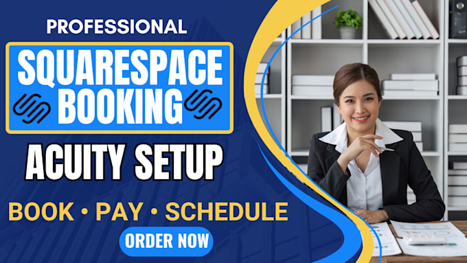 setup online squarespace acuity booking system and pickup system
