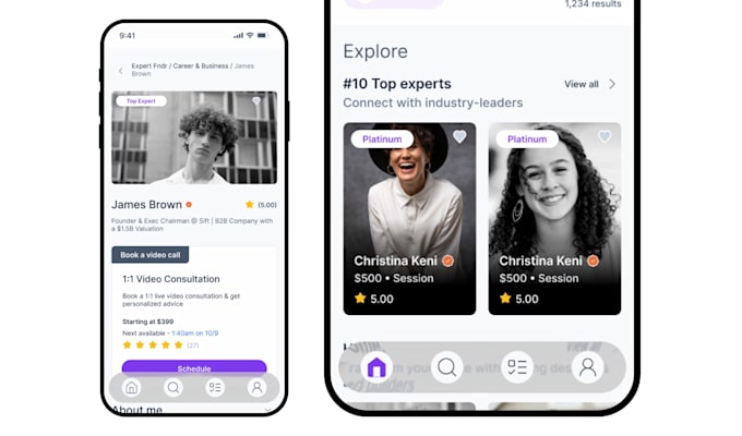 design your mobile app ui ux in figma, mockups, wireframes