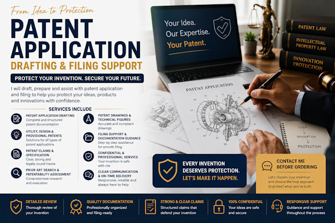 file, register, provisional, non provisional patent