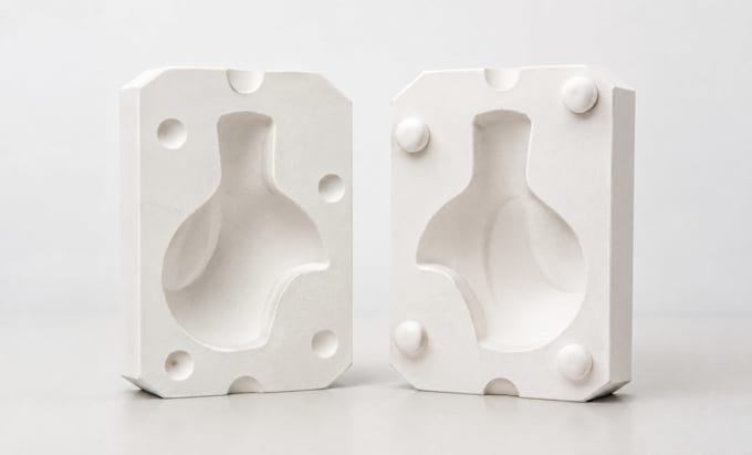 create 3d printable plaster molds for perfect and consistent slip casting result