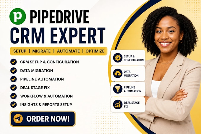 optimize setup pipedrive CRM, sales pipedrive and workflow automation n8n