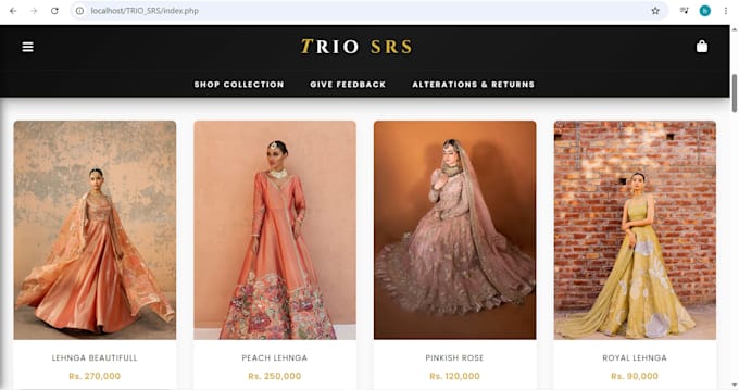 create responsive HTML , js and CSS website with clean code