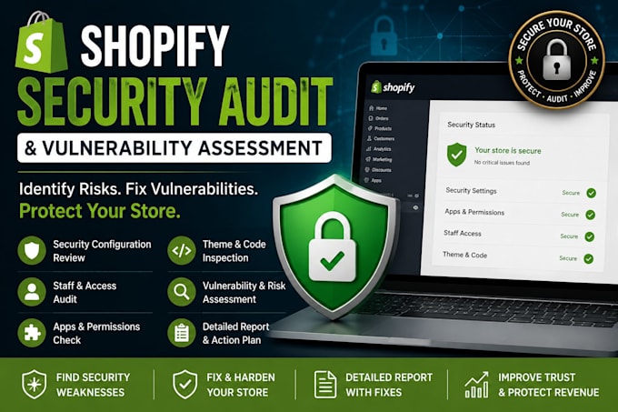 perform a shopify security audit and vulnerability assessment