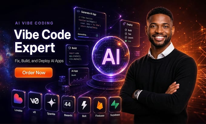 fix vibe coding apps with lovable expert bolt new cursor base44 and supabase