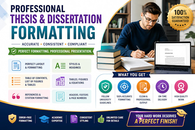 professionally format your thesis or dissertation in word