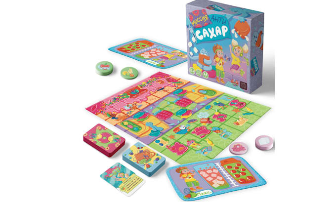 design custom board game card game art tabletop game box rulebook