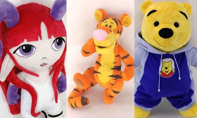 create custom plushie prototype design and stuffed animal amigurumi pattern