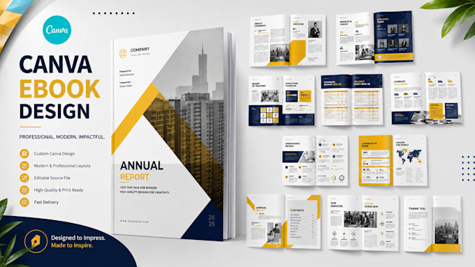 design canva ebook, workbook, lead magnet and PDF layout