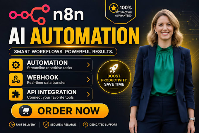 build n8n workflow automation, integrations and ai agents