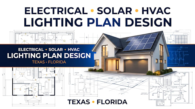 do electrical lighting plan design solar plan and hvac design in texas florida