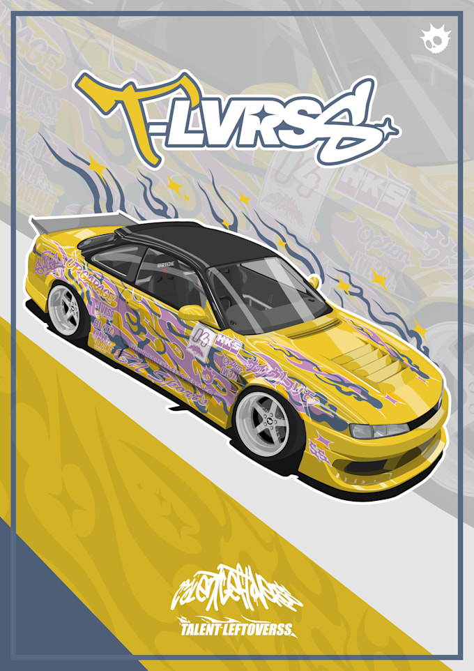 custom car liveries, wraps, and automotive graphics