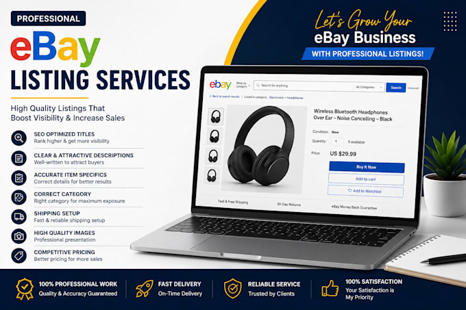 create and optimize professional ebay product listings