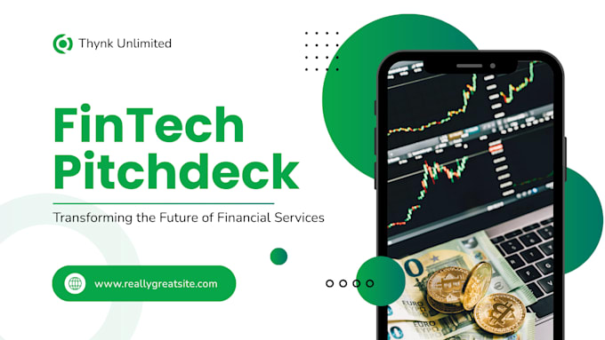 create fintech pitch deck investor fundraising presentation