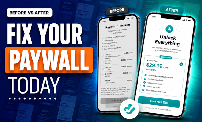 design a high converting app paywall with monetization strategy