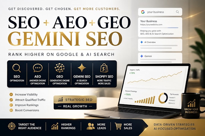 creat aeo gemini SEO for google ai search visibility