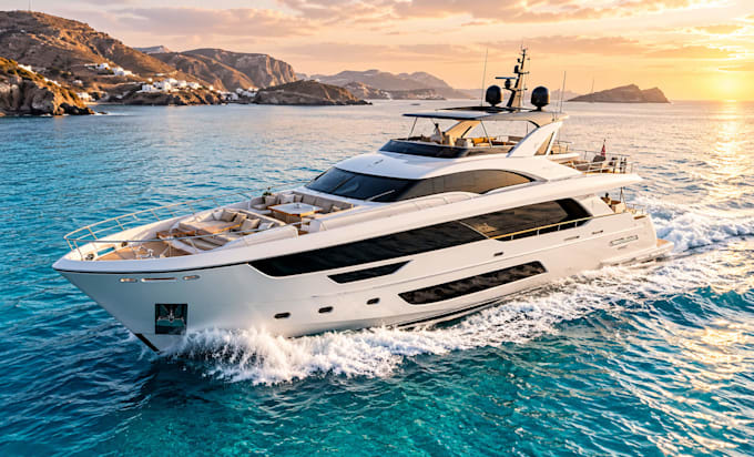 create a detailed 3d ship, yacht and boat model