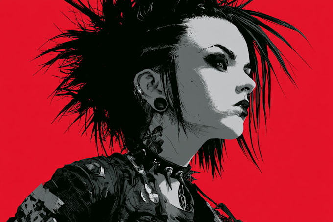 draw horror and dark fantasy illustrations