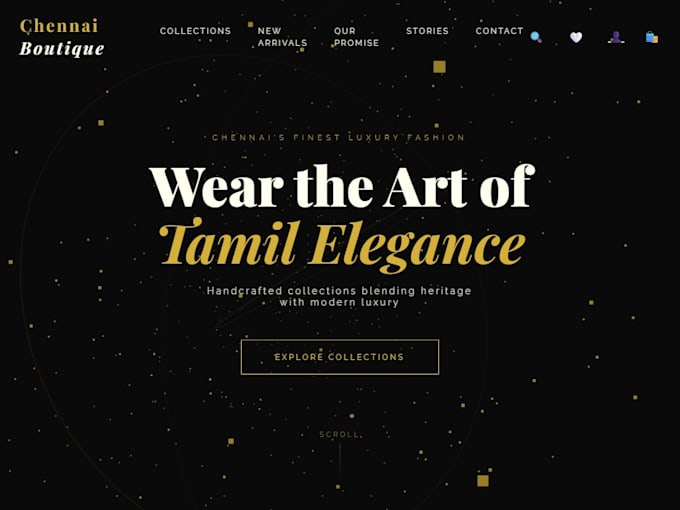 build a custom responsive website with html css javascript