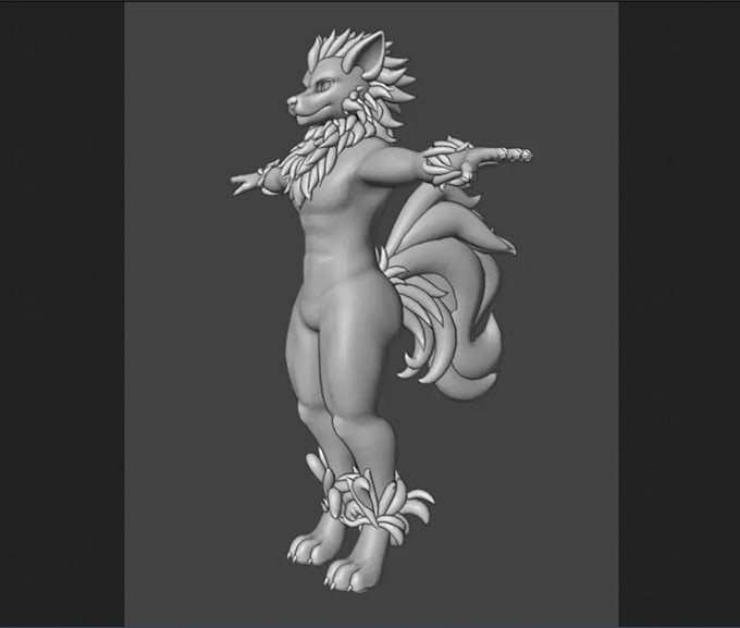 create a custom vrchat avatar, furry avatar, fursona or 3d character